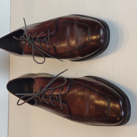 Cole Haan Air Adams Brown Leather Lace-Up Oxford - Picture 3 of 13